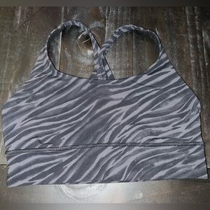 Lululemon Energy Longline Sports Bra in Animal Print